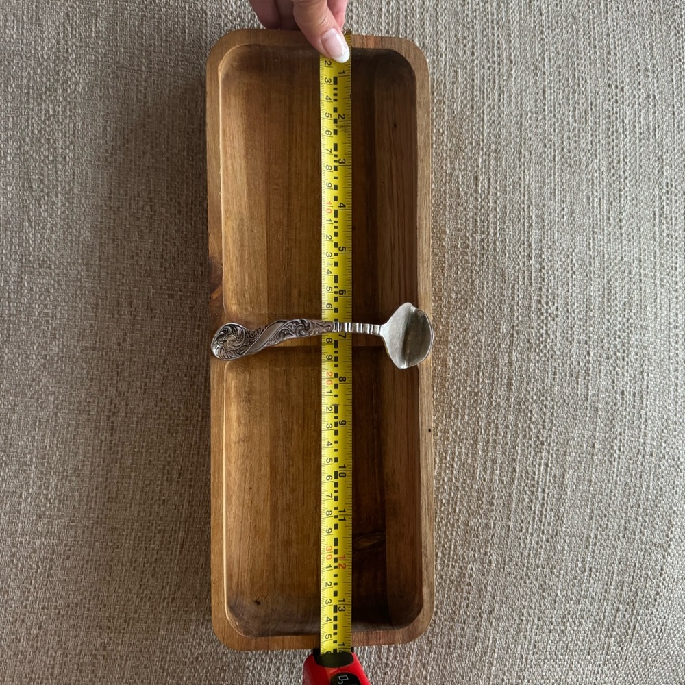 Wood two sides serving dish